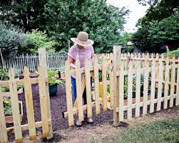 To replace a fence post, you simply detach the fence, pull the post out of the ground, set a new post and reattach the fence. How To Build A Picket Fence Garden Gate Hgtv