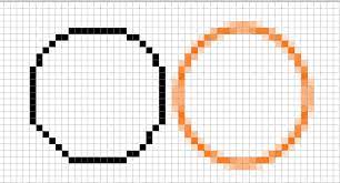 Circles are one of the harder shapes to draw in pixel art. Weird Circle Troubleshooting Bug Reports Paint Net Forum