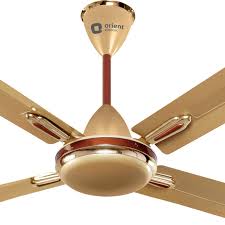 Along with providing optimal airflow for larger spaces, three led light bulbs are included to help provide ample light in your room. Buy Orient Electric Quadro Ornamental 47 Inch 70 Watt Premium Ceiling Fan Golden Chocolate 4 Blade 1200 Mm Online At Low Prices In India Amazon In