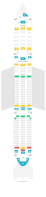 Seat Map Airbus A350 900 359 V2 Lufthansa Find The Best
