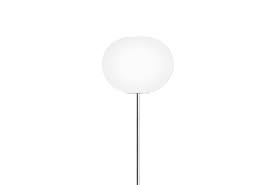 Design jasper morrison, 1998 hand blown glass, steel, aluminum made in italy by flos. Glo Ball Floor Lamp Flos