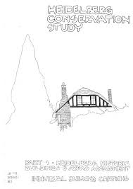 CONSERVATION IN THE CITY OF HEIDELBERG- heritage places