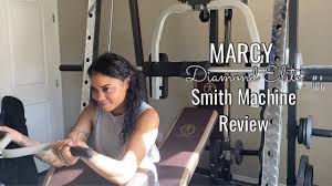 Marcy Diamond Elite 9010 Smith Machine Review At Home Gym Cage Workout Machine Youtube