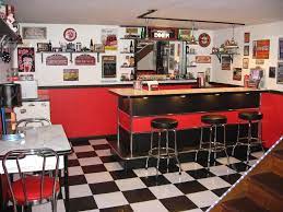 Luxuriate in a kitchen/diner that celebrates the beauty of unfinished brick, against a palette of clean whites and varnished woods. 47 Best 50s Diner Kitchens Ideas 50s Diner Kitchen 50s Diner Diner