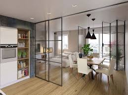 1001 Idees Separation Cuisine Salon Coulissez Une Porte Ouverte Separation Cuisine Salon Interieur Moderne De Cuisine Interieur De Cuisine