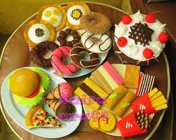 Cara Membuat Kerajinan Kain Flanel Bentuk Kue Donat Penelusuran Google Kain Flanel Makanan Dan Minuman Makanan