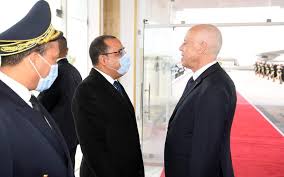 This is « قيس سعيد: Ø¨Ø¹Ø¯ Ø¹ÙˆØ¯Ø© Ù‚ÙŠØ³ Ø³Ø¹ÙŠØ¯ Ù…Ù† Ù„ÙŠØ¨ÙŠØ§ Ø§Ù„Ù…Ø´ÙŠØ´ÙŠ Ø§Ù„Ø³ÙŠØ§Ø³Ø© Ø¨Ø§Ù„ÙÙ„Ø§ Ù‚ÙŠ Facebook