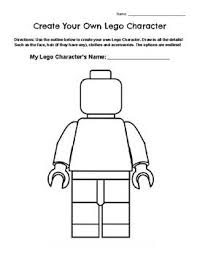 Lego Character Story Worksheets No Prep Needed Distance Learning Option Character Worksheets Lego Characters Person Template