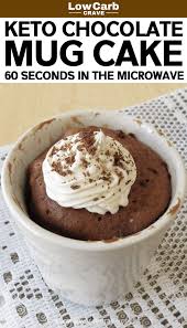 Quick Easy Low Carb Keto Chocolate Mug Cake Recipe Low Carb Mug Cakes Keto Chocolate Mug Cake Keto Dessert Easy