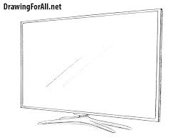 How To Draw A Tv