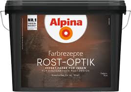 Effektfarbe Kreativ Wandfarbe Rost Alpina Farbrezepte Rost Optik Effektfarbe Alpina Farbrezepte Wandfarbe