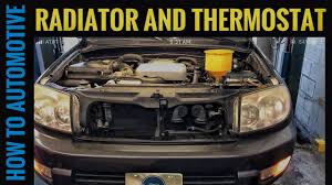 Just want to be sure i order the best and correct replacement. How To Replace The Radiator And Thermostat On A 2002 2009 Toyota 4runner With 4 7l Engine Youtube