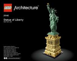 Lego statue of liberty face. Lego 21042 Statue Of Liberty Instructions Architecture
