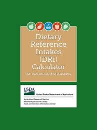 Usda Dietary Reference Intakes Dri Calculator For Healthcare Professionals App Screenshot Health Care Dietary Usda