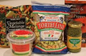 Trader Joe S Tortellini W Roasted Red Pepper Tomato Soup Trader Joes Recipes Dinner Trader Joes Recipes Trader Joes Dinner