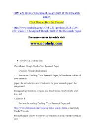 Today i am here to teach you about pit bulls. Com 220 Week 7 Checkpoint Rough Draft Of The Research Paper By Andrellachrist89 Issuu