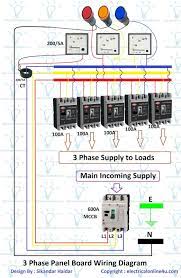 Home technical articles basic electrical design o. 3 Phase Panel Board Wiring Diagram Distribution Board Electricalonline4u