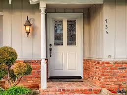 plastpro model drg41 42 inch classic style door oak grain surface factory painted white fontainebleau glass insert fiberglass entry doors entry doors doors