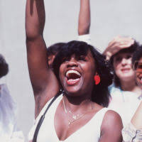 US Navy 070918-N-0989H-029 Cmdr. Robert Morrison, commanding officer of  High Speed Vessel (HSV 2) Swift greets the Honorable Brenda LaGrange  Johnson, U.S. Ambassador to Jamaica in the mission bay of the ship