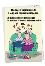 It publishes and sells paper greeting cards, cards with detachable magn. Couple Secrets Funny Anniversary Card