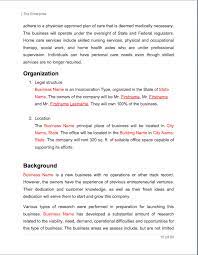 Home Health Care Business Plan Sample Pages Home Health Care Physical Therapy Business Home Health