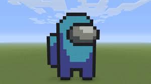 Minecraft Pixel Art Among Us In 2020 Minecraft Pixel Art Pixel Art Art