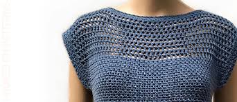 kʁɔʃɛ) is a process of creating textiles by using a crochet hook to interlock loops of yarn, thread, or strands of other materials. Aviva Summer Top Free Crochet Pattern Hooked On Patterns