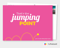 That S The Jumping Point Denglisch Echte Postkarten Online Versenden Spruche Zitate Denglisch Spruche Denglisch