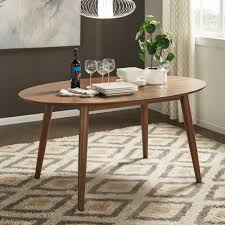 Maybe you would like to learn more about one of these? Todd Mid Century Walnut Oval Dining Table By Inspire Q Modern