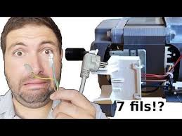 Peut on brancher une machine à laver sur une multiprise. Comment Brancher Directement Un Moteur De Lave Linge 7 Fils Electrolux Sur Le Secteur 230v Ac Youtube Homemade Tools
