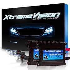 Xtremevision Dc 35w Xenon Hid Lights With Premium Slim Ballast 9005 6000k 6k Light Blue 2 Year Warranty