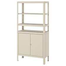 Kolbjorn Shelving Unit With Cabinet Beige Ikea Switzerland In 2020 Regal Ikea Balkonmobel Ikea Regal