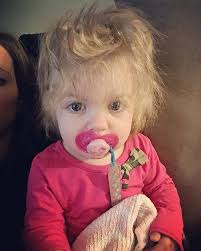 Haidyn has had wild hair since she was a baby….. and we LOVE IT! 🤣🥰🥰🥰