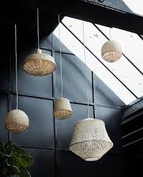 Table lamps can tie together your modern living space, while also giving enough light for a good book or important work on wfh days. Wicker Lanterns Hanging Up In A Warehouse Ikea Lamp Hallway Light Fixtures Ikea