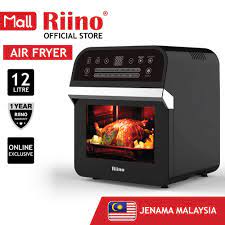 Shop now for best air fryers online at lazada.com.my. Riino Air Fryer Oven Large Capacity With 16 Preset Menu Function 12l Free 10 Accessories Af510t Shopee Malaysia