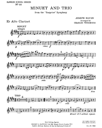 2nd movement (haydn) | free easy piano sheet music (digital print) professionally arranged by the makingmusicfun.net staff. Minuet And Trio From Surprise Symphony Trombone Sheet Music By Joseph Haydn Nkoda
