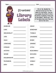 Scramble words word scramble game overview. Library Word Scramble Puzzle Fun By Puzzles To Print Teachers Pay Teachers Jumbled Words Vocabulary Words Scramble Words