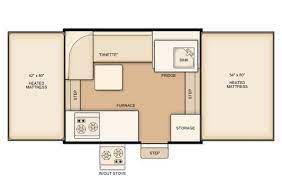 Flagstaff 176se Floorplan Tent Trailer Remodel Floor Plans Van Home