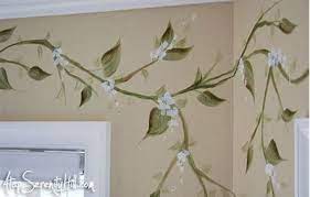 Image Result For Pictures Of Painted Vines Hand Painted Walls Wall Murals Painted Wall Painting