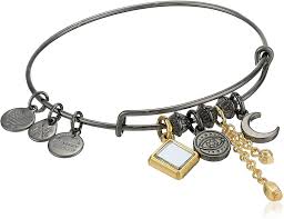 Free standard shipping on all us orders. Amazon Com Alex And Ani Women S Evil Eye Cluster Charm Bangle Two Tone Midnight Silver Jewelry