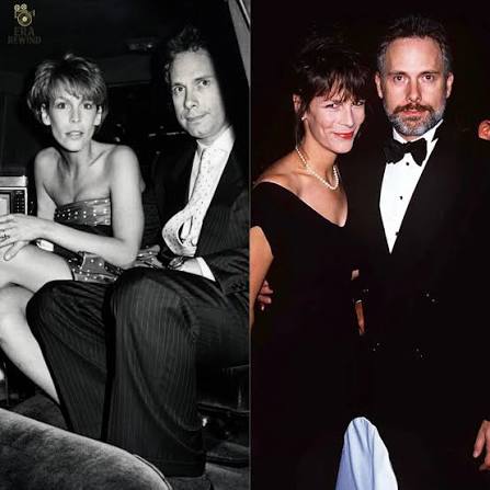 Repost The '80s Ruled ・・・ Jamie Lee Curtis and Christopher Guest's story  started with a photo. In 1984, Jamie saw him in Rolling Stone with the cast  of This Is Spinal Tap