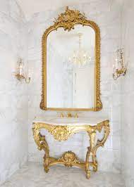 3 Secrets To French Decorating Versailles Inspired Rooms Powder Room Design French Bathroom Decor