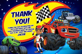Blaze and aj are introduced to the world of racing monster machines. Blaze And The Monster Machines Invitation Blaze And The Monster Machines Birthday Invi Invitaciones De Cumpleanos Gratis Invitaciones De Cumpleanos Cumpleanos