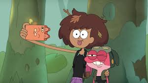 Download Amphibia Anne And Sprig Selfie Wallpaper | Wallpapers.com