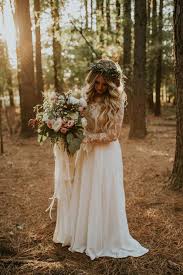 Rustic Bohemian Ranch Wedding In Oklahoma Junebug Weddings Bohemian Wedding Dresses Wedding Dresses Blush Wedding Dresses Lace