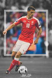 Arsenal xhaka swiss footballer portrait midfielder granit fc texture wallpapers league sport stone football creative. Granit Xhaka Wallpaper By Sinifeta On Deviantart