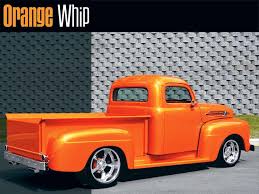 Image result for Orange 1952 Truck