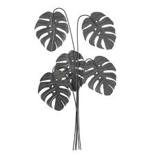 Spend this time at home to refresh your home decor style! Luxen Home Metal Tropical Plants Wall Decor Wha741 The Home Depot