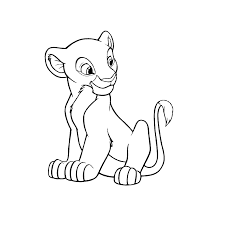 De leeuwenwelp simba moet zijn onbezorgde leven opgeven en zijn plaats in de kringloop van het leven innemen. Lion King Leeuwenkoning Kleurplaat Printen Leuk Voor Kids