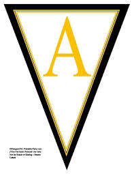 Browse printable banner letters resources on teachers pay teachers, a marketplace trusted by millions of teachers for original . 8x10 Inch Large Triangle Pennant Banner Letters A Z Printable Alphabet Letters
